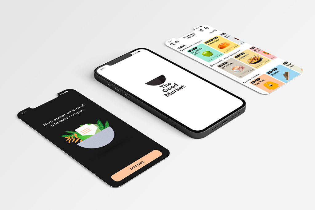 The Good market - app, web, branding